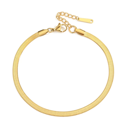 18K Gold Plated Snake String Bracelet
