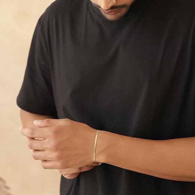 18K Gold Plated Snake String Bracelet